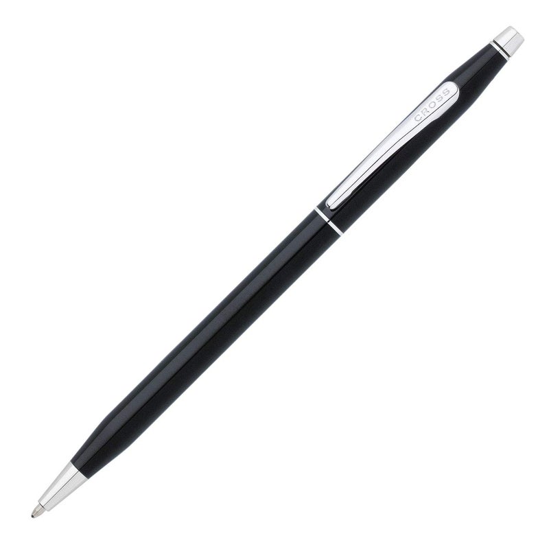 Cross Classic Century Black Lacquer Ballpoint Pen With 2 Bonus Refills - Image 1
